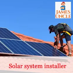 Solar System installer Mr. Pavel Chakraborty in Khantura